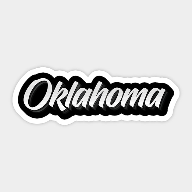 Oklahoma Sticker by ProjectX23